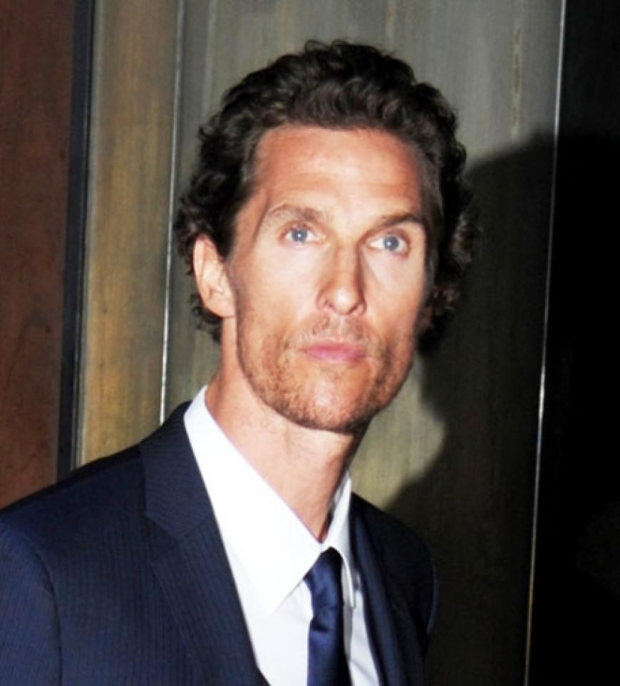 Für Schock-Bilder sorgte Schauspieler Matthew McConaughey, der für seine Rolle in