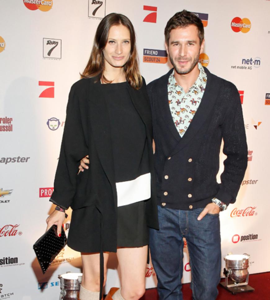 X Factor-Moderator Jochen Schropp mit Annique Delphine