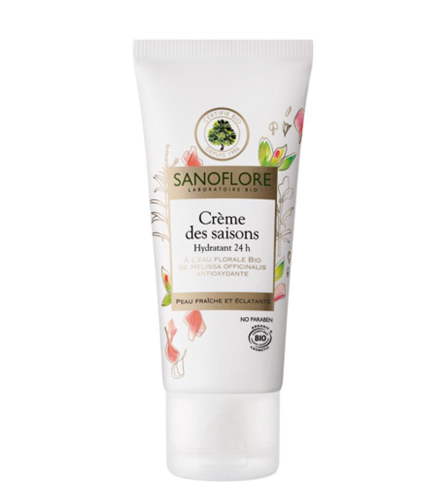 Ab sofort gibt es eine Gesichtscreme die zur Jahreszeit passt. Die Pflege wirkt feuchtigkeitspendend und leicht mattiered, durch die Kombination von Sheabutter und Blütenwasser aus Zitronenmelisse: âCreme de Saison