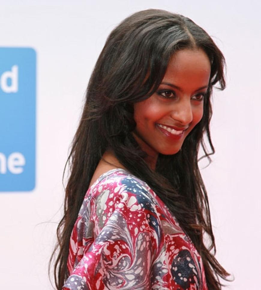 Das aktuelle Topmodel Sara Nuru. Sie lebt zurzeit in München und hat die Gerüchte dementiert, dass sie nach New York umziehen will
