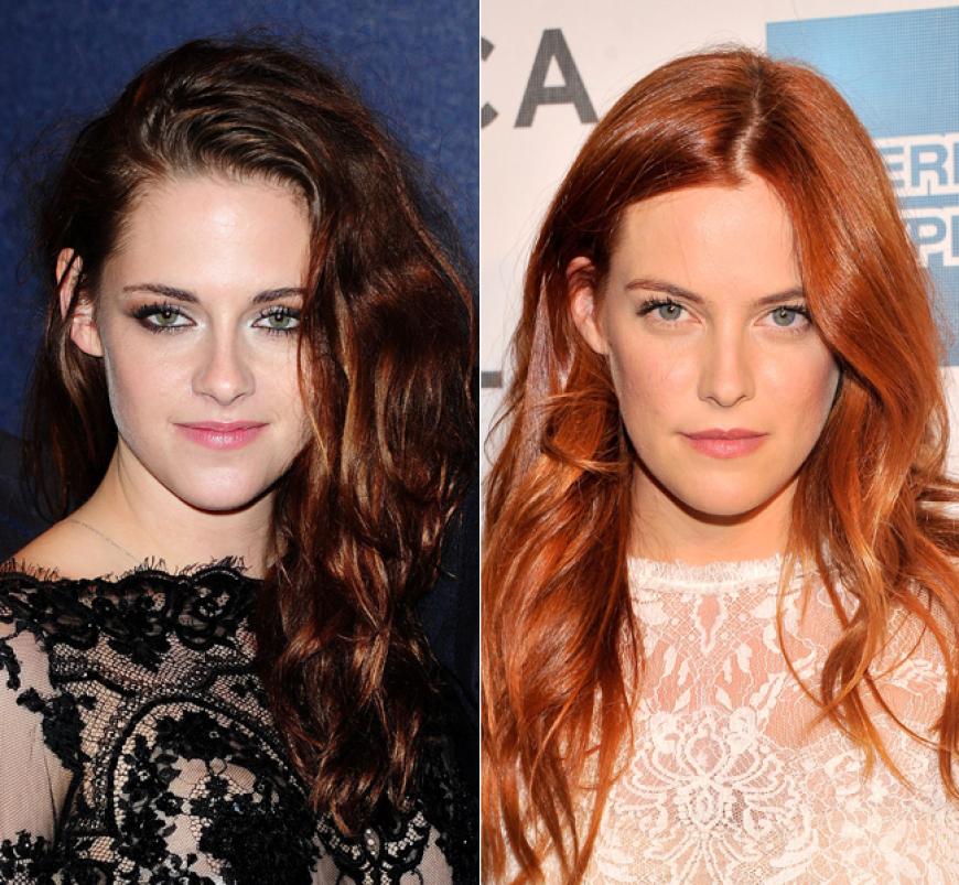 ...bei ihr bleiben, kann er aber auch nicht. Stattdessen bandelt er eben einfach mit Kristens Kollegin, Riley Keough, aus