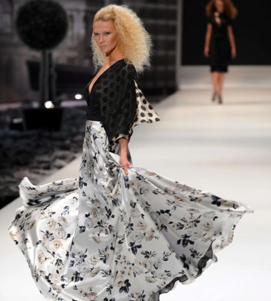 Ein Model bei der Michalsky-Show am vergangenen Freitag
