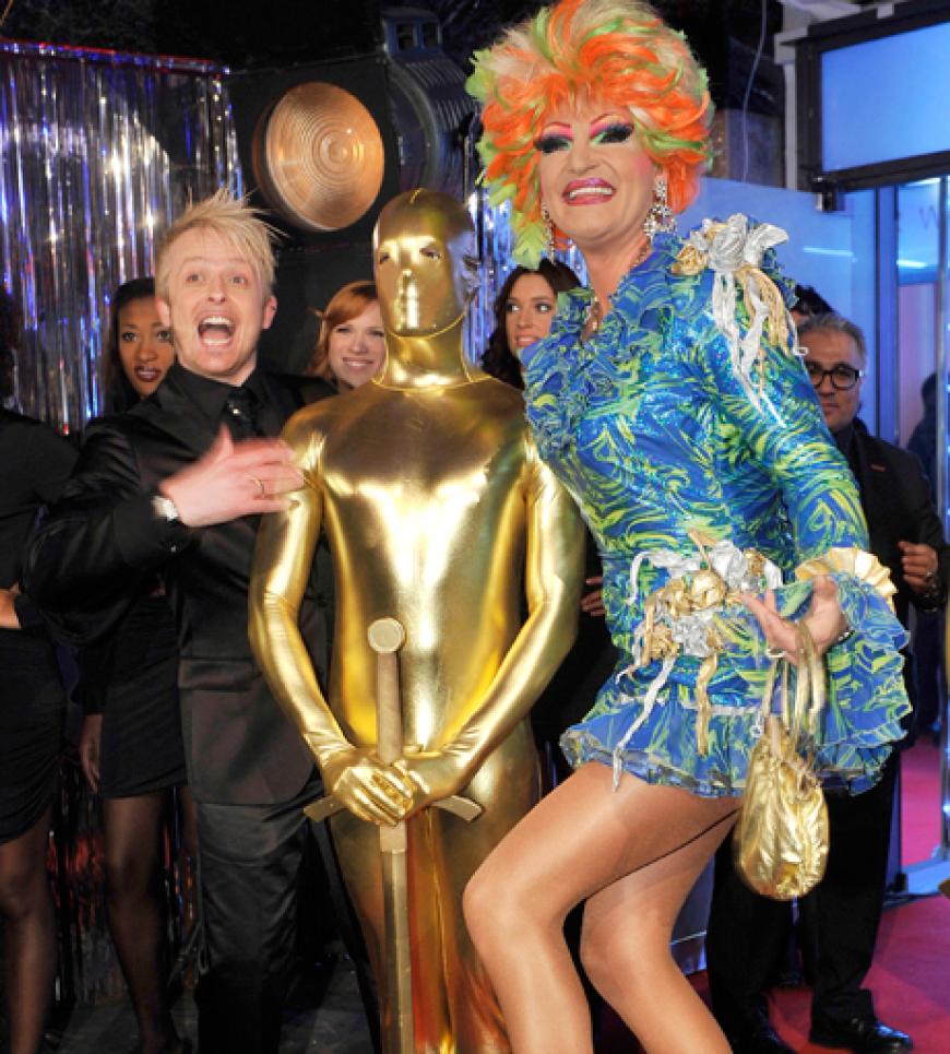 Ross Anthony und Drag-Queen Olivia Jones