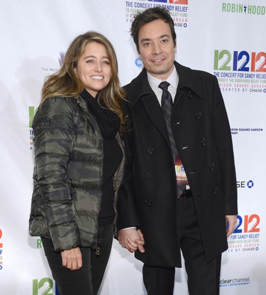 Jimmy Fallon mit Ehefrau Nancy