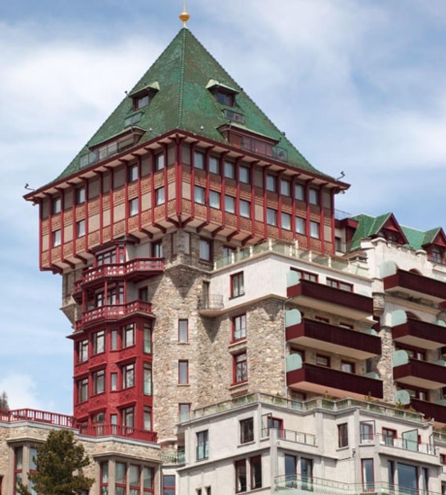 Das Luxushotel Badrutts Palace in St. Moritz. Hier soll das Hochzeitsbankett stattfinden