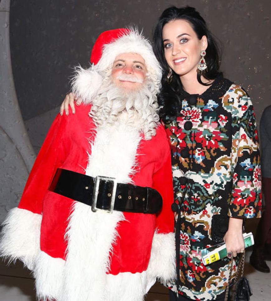 Katy Perry traf den Weihnachtsmann bei einer Theater-Aufführung