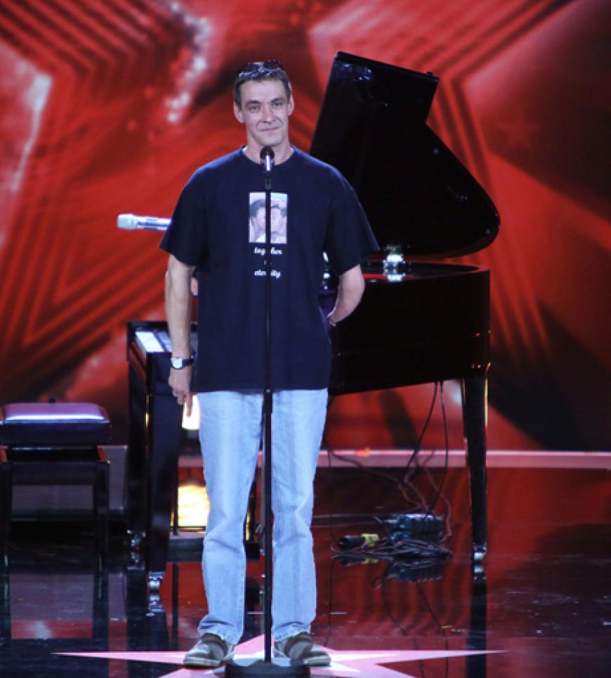 Pianist und Sänger Ronnie Drescher, 47, aus Marl versucht mit dem Stück