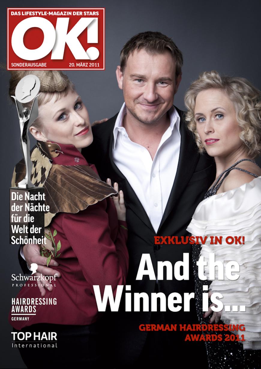 Einmal im Leben das Cover der OK! zieren! Für die Gäste des „German Hairdressing Award 2012“ wurde dieses Traum Wirklichkeit. Jeder Gast des Gala-Abends konnte an einem persönlichen OK! Fotoshooting teilnehmen - und die tollen Ergebnisse sehen Sie hier! Viel Spaß beim Durchklicken!
