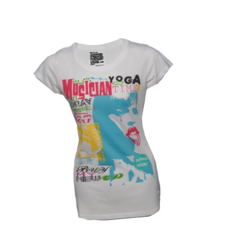 T-Shirt im Eighties-Look von Armed´angels, ca. 35 Euro