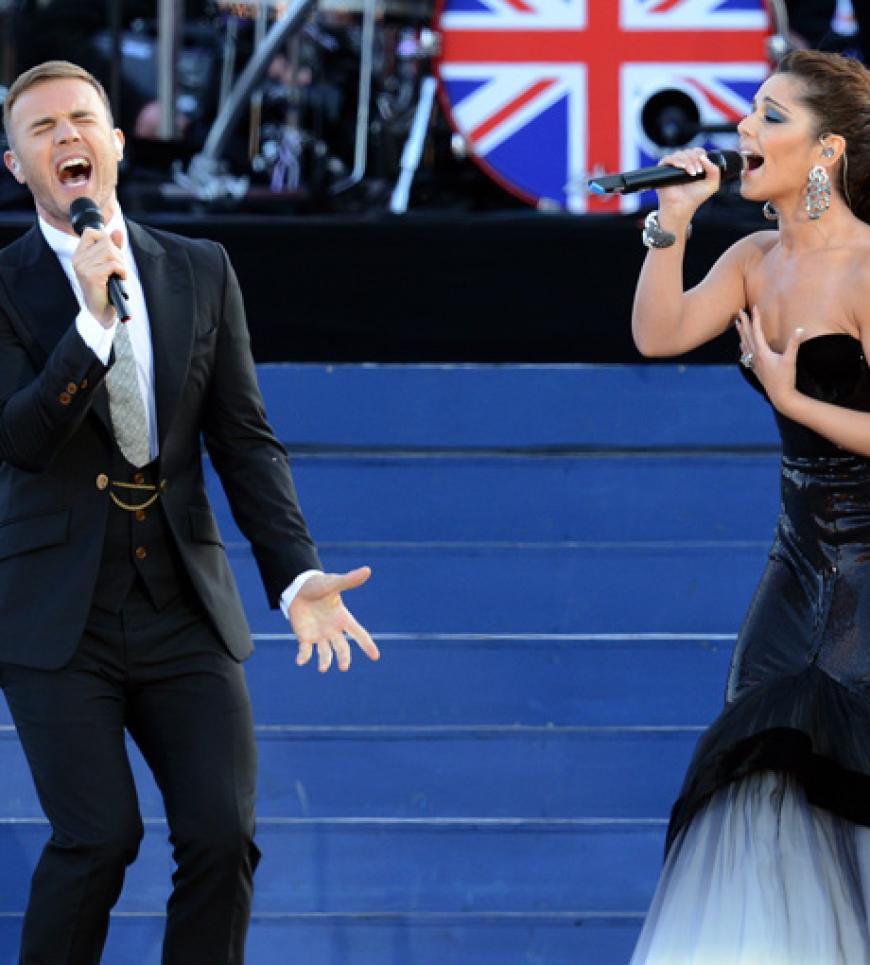 Ein Duett der Superlative: Gary Barlow mit Cheryl Cole