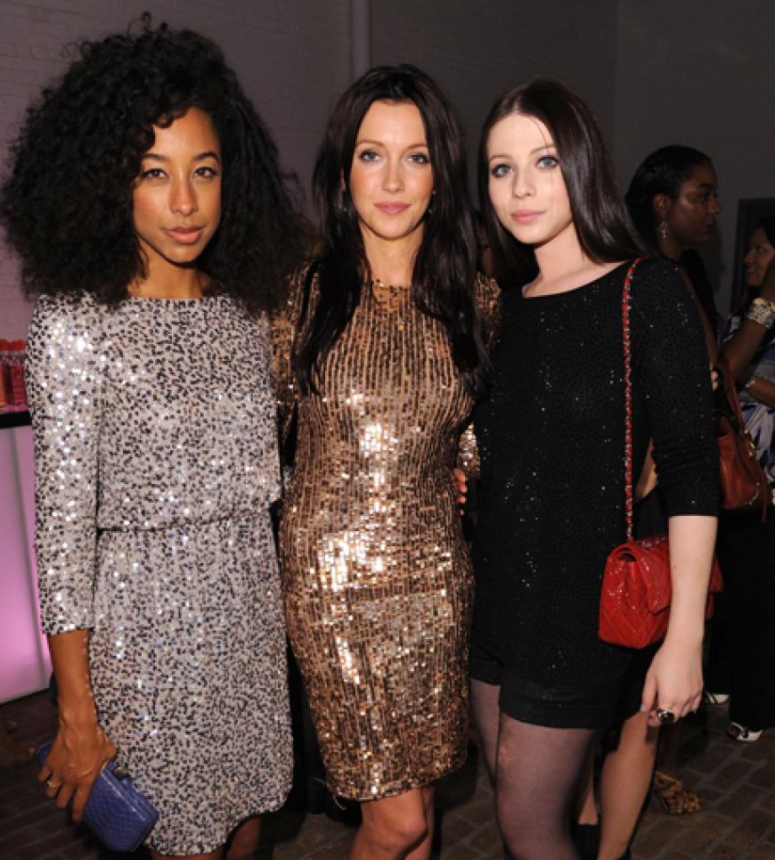 Drei Fashion-Engel: Corinne Bailey Rae, Katie Cassidy and Michelle Trachtenberg