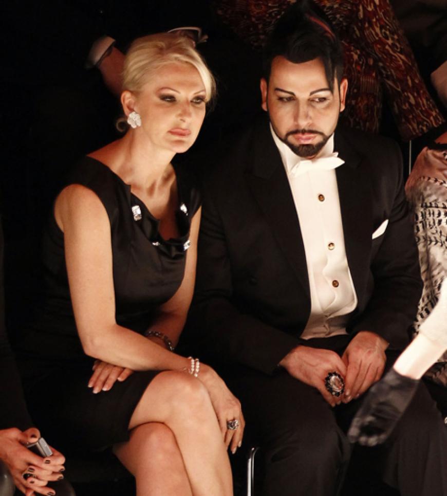 Desiree Nick und Harald Glööckler besprechen die Trends vom Catwalk