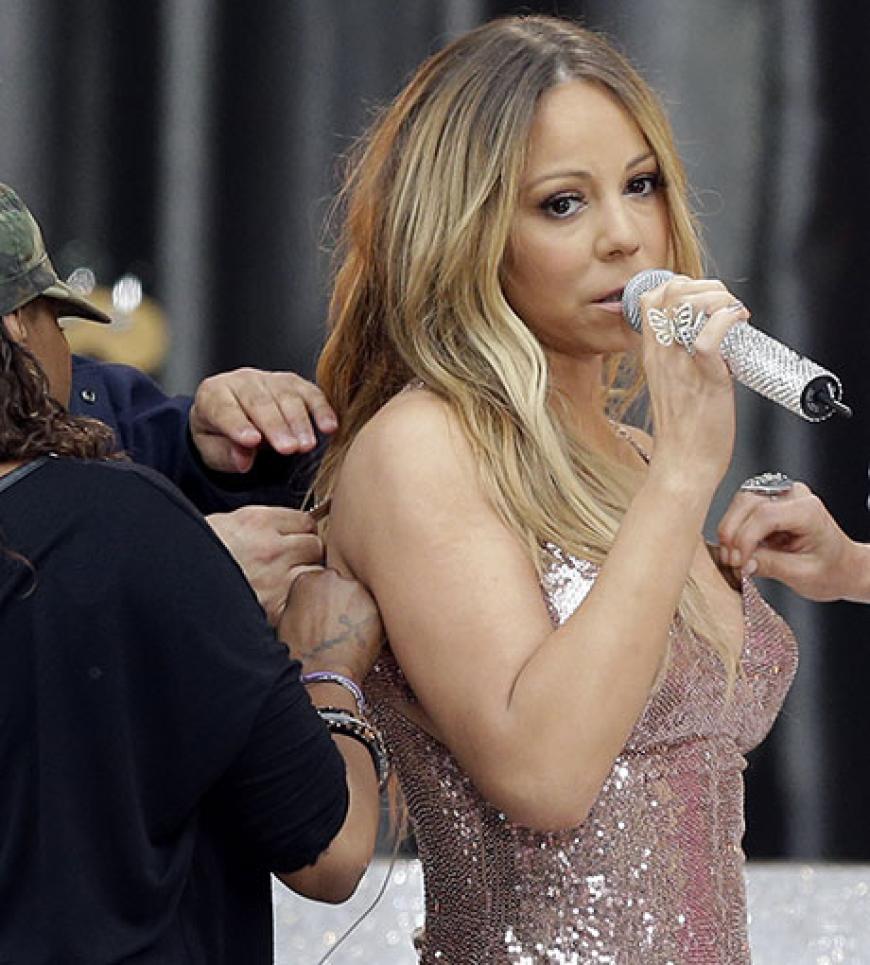 Mariah Carey ist bekannt dafür, dass sie ihren Körper gerne in ein bis zwei Konfektionsgrößen kleiner als angemessen quetscht