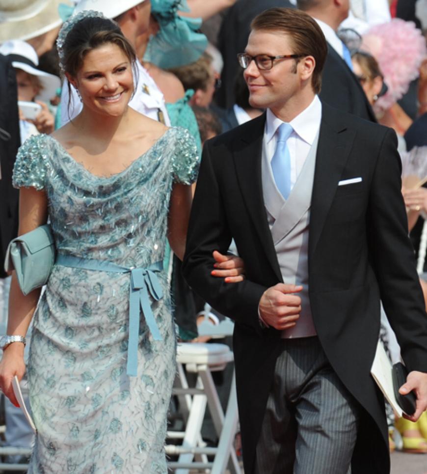 Die schwedische Prinzessin Victoria und Prinz Daniel