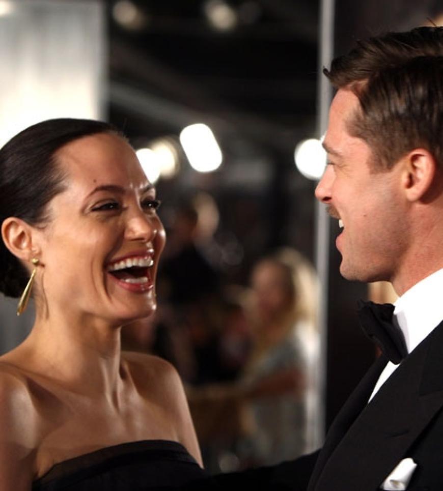 So verliebt: Angelina Jolie und Brad Pitt