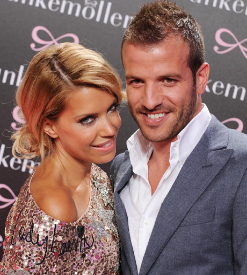 Star-Gast Sylvie van der Vaart, die extra für die Show von Hunkemöller angereist war, brachte ihren Ehemann, den niederländischen Nationalkicker Rafael van der Vaart mit