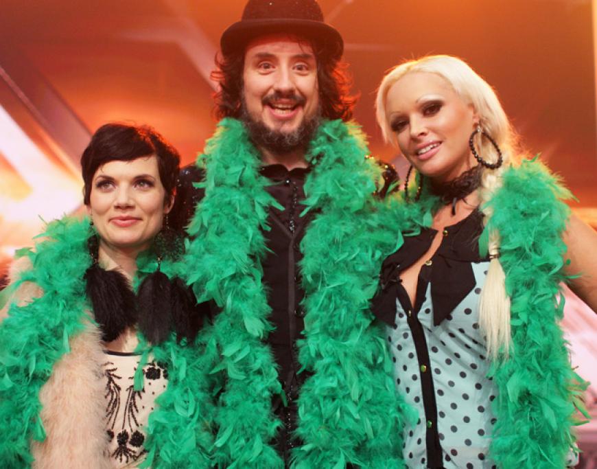 Prominente Unterstützung bekam das Musiker-Paar von Daniela Katzenberger
