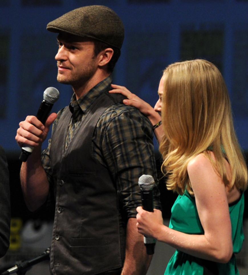 Gemeinsam mit Amanda Seyfried kam er zur Comic-Con nach San Diego um seinen neuen Film