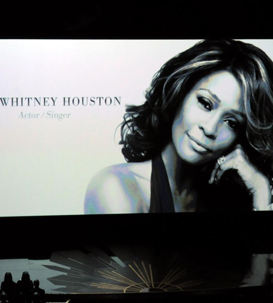 Darunter natürlich auch die kürzlich verstorbene Diva Whitney Houston
