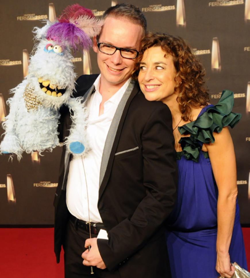 Puppenspieler Martin Reinl, das alte Zirkuspferd und dieSchauspielerin Isabel Varell