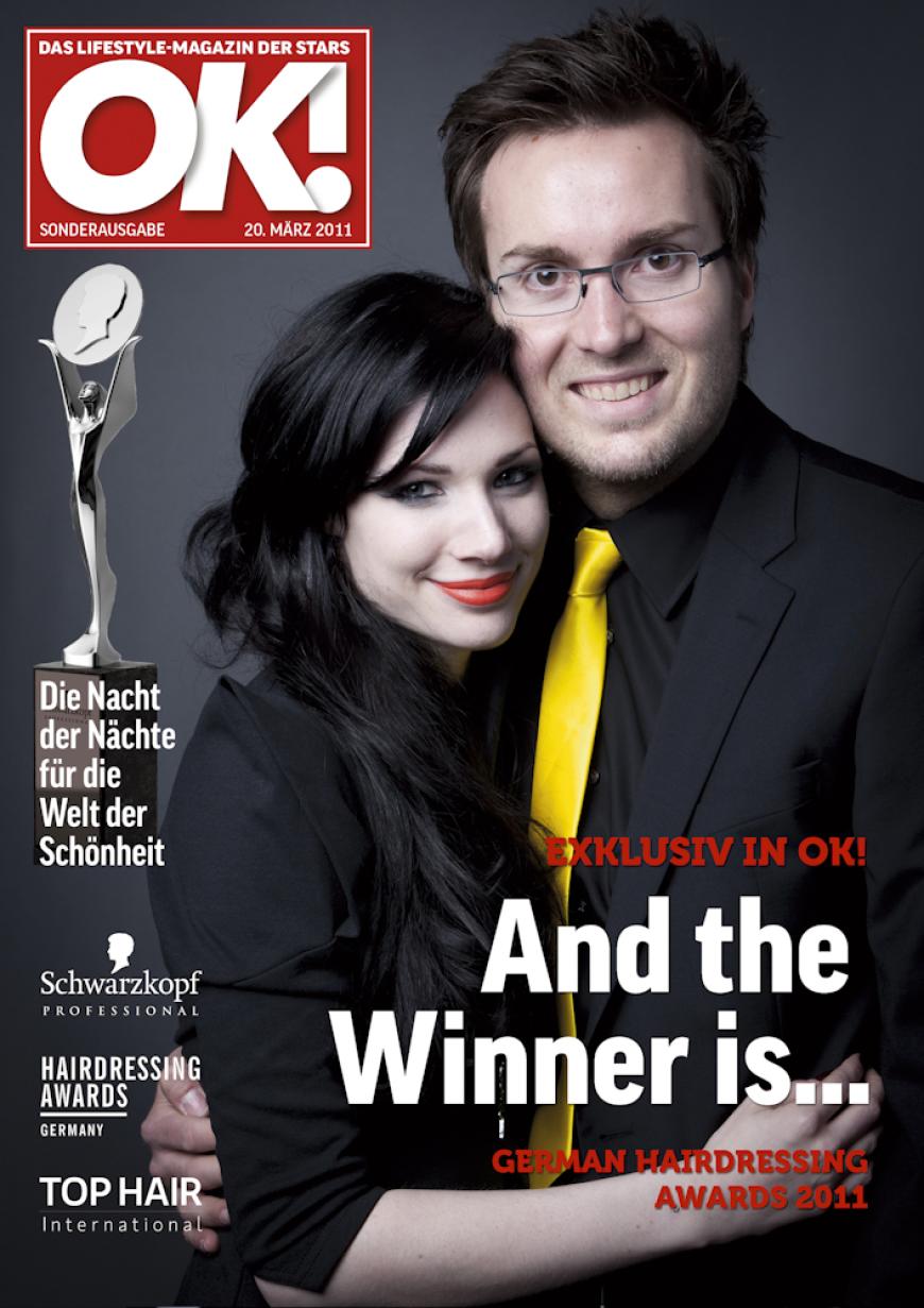 Einmal im Leben das Cover der OK! zieren! Für die Gäste des „German Hairdressing Award 2012“ wurde dieses Traum Wirklichkeit. Jeder Gast des Gala-Abends konnte an einem persönlichen OK! Fotoshooting teilnehmen - und die tollen Ergebnisse sehen Sie hier! Viel Spaß beim Durchklicken!