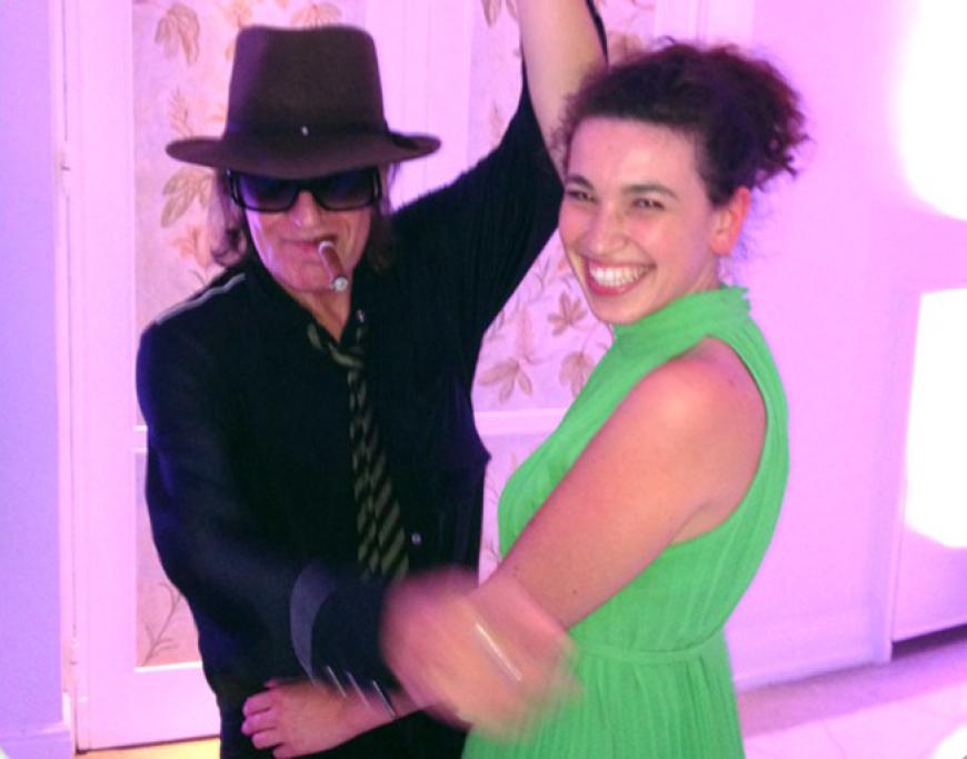 Und Udo Lindenberg forderte direkt zum Tänzchen auf