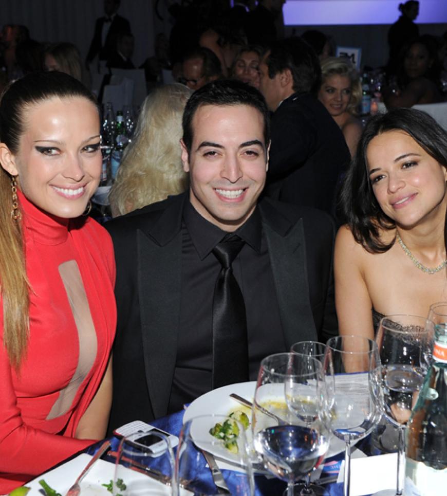 Model Petra Nemcova, Mohammed Al Turki und Schauspielerin Michelle Rodriguez