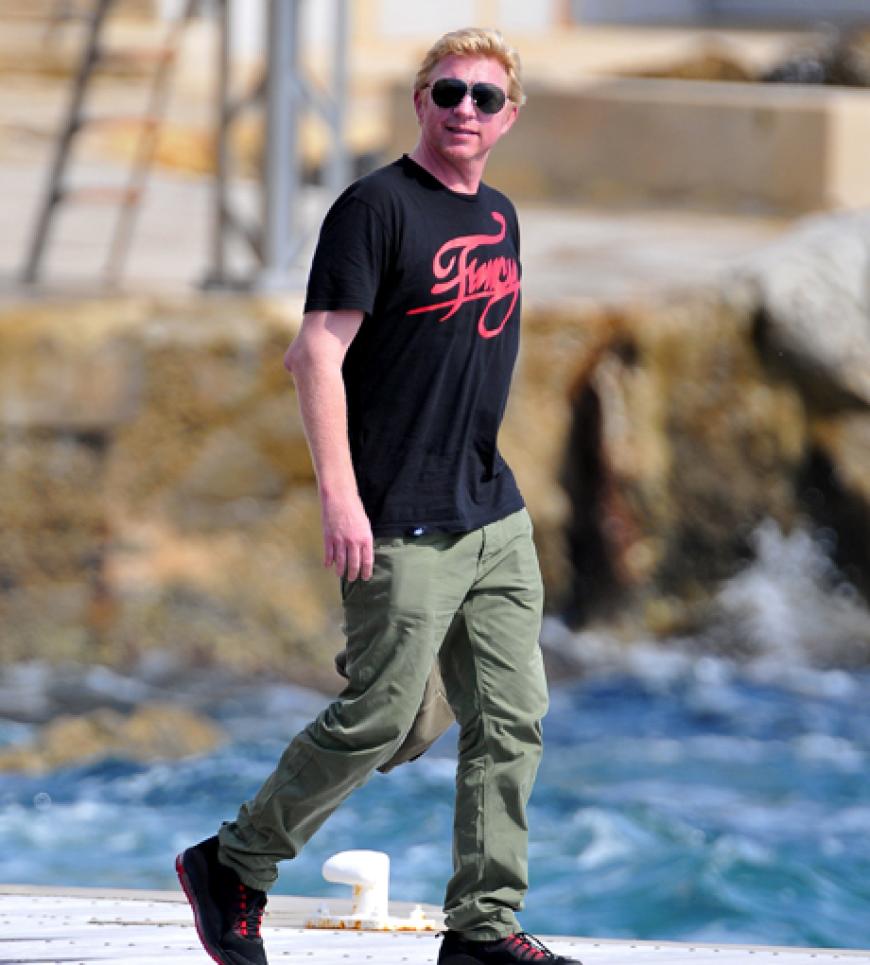 Auch Tennis-Legende Boris Becker ließ sich das glamouröse Filmfestival nicht entgehen