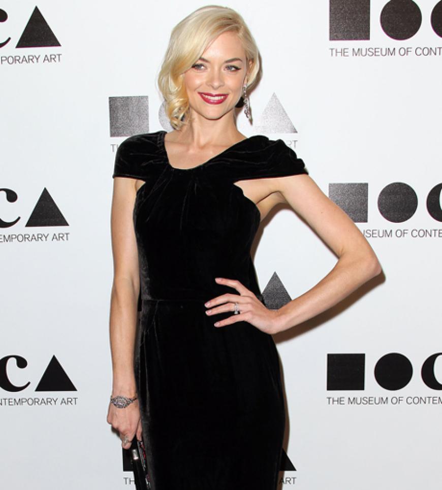 Im Schwarzen kam Jaime King und setzte mit ihren roten Lippen ein sexy Highlight