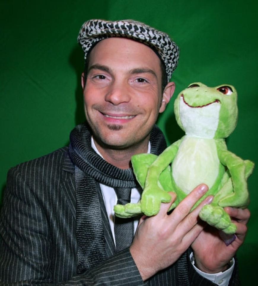 Sänger Roger Cicero leiht dem Film-Frosch seine Stimme
