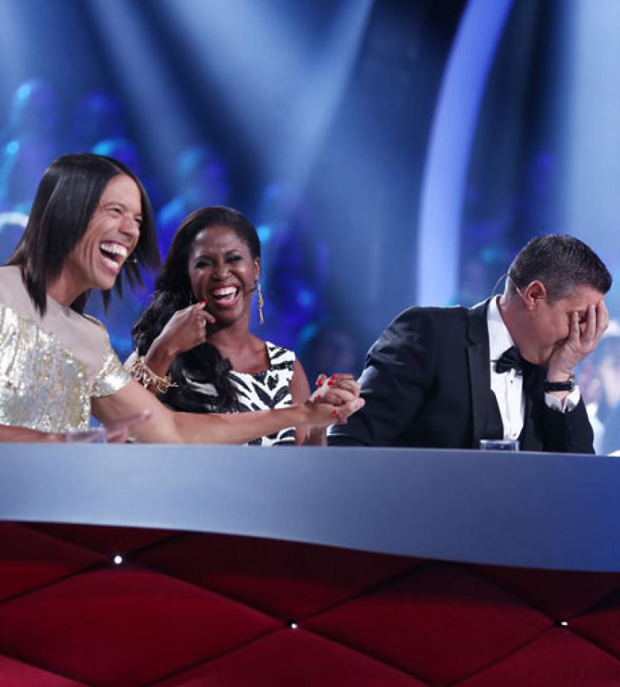 Motsi Mabuse und Joachim Llambi amüsieren sich königlich