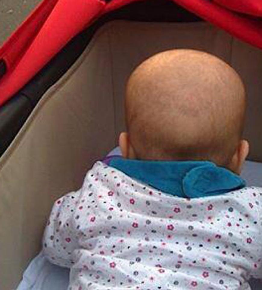 Hübscher Hinterkopf! Das ist Valentin, der Sohn von ...