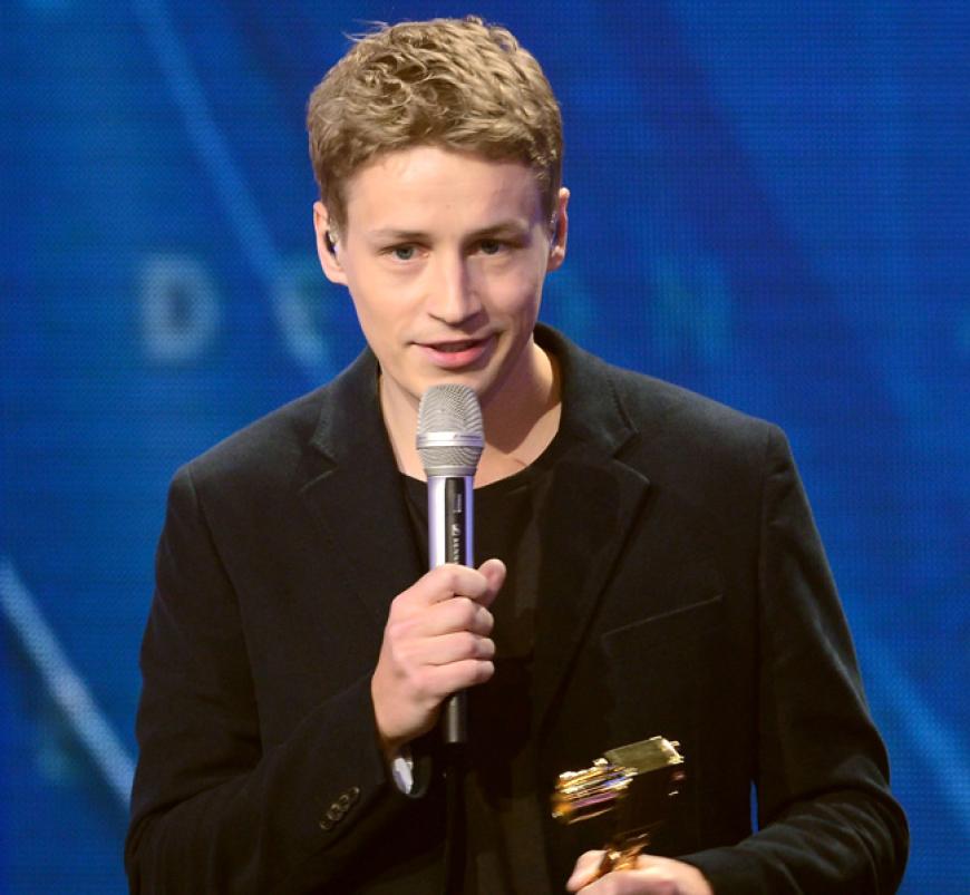 Glückwunsch! Tim Bendzko freute sich über die Goldene Kamera