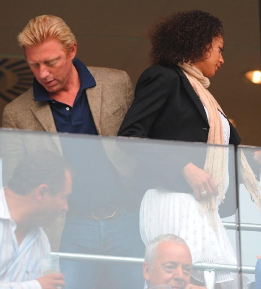 Boris und Lilly Becker wollten unbedingt ihre Lieblingsmannschaft unterstützen - den FC Bayern München