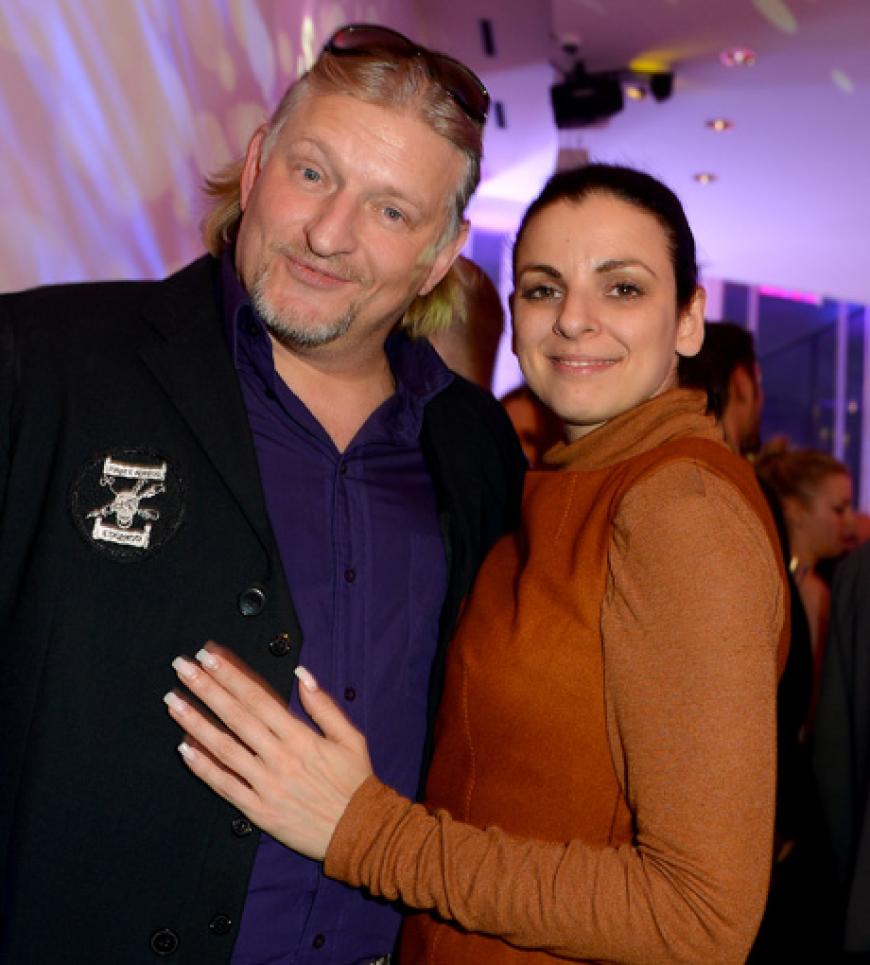 Schauspieler Frank Kessler und seine Frau Laila