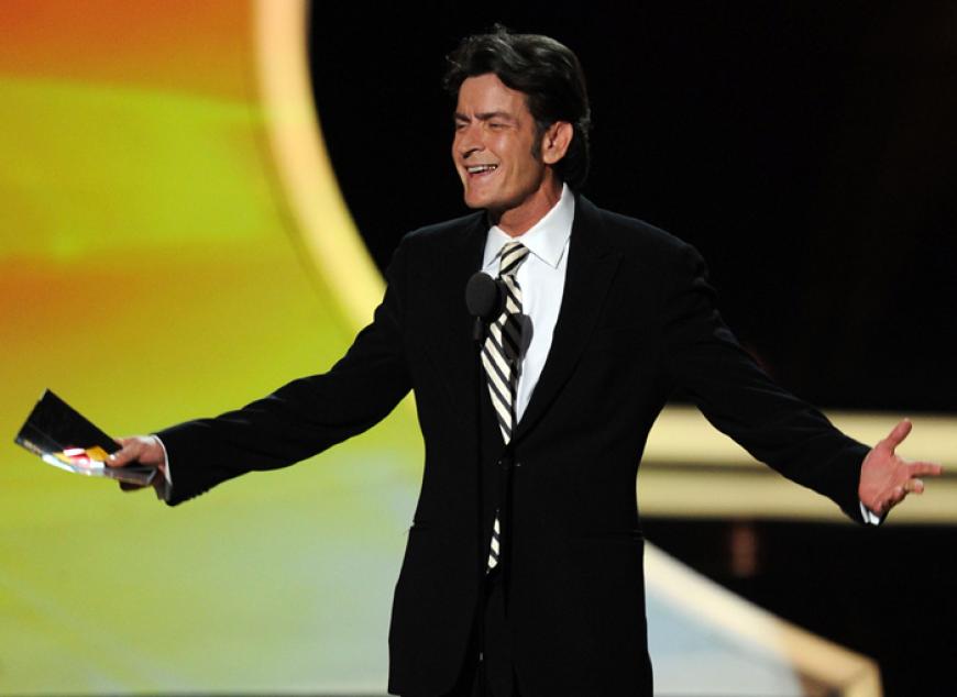 Überraschend gesund, fit und gut gelaunt wirkte Charlie Sheen