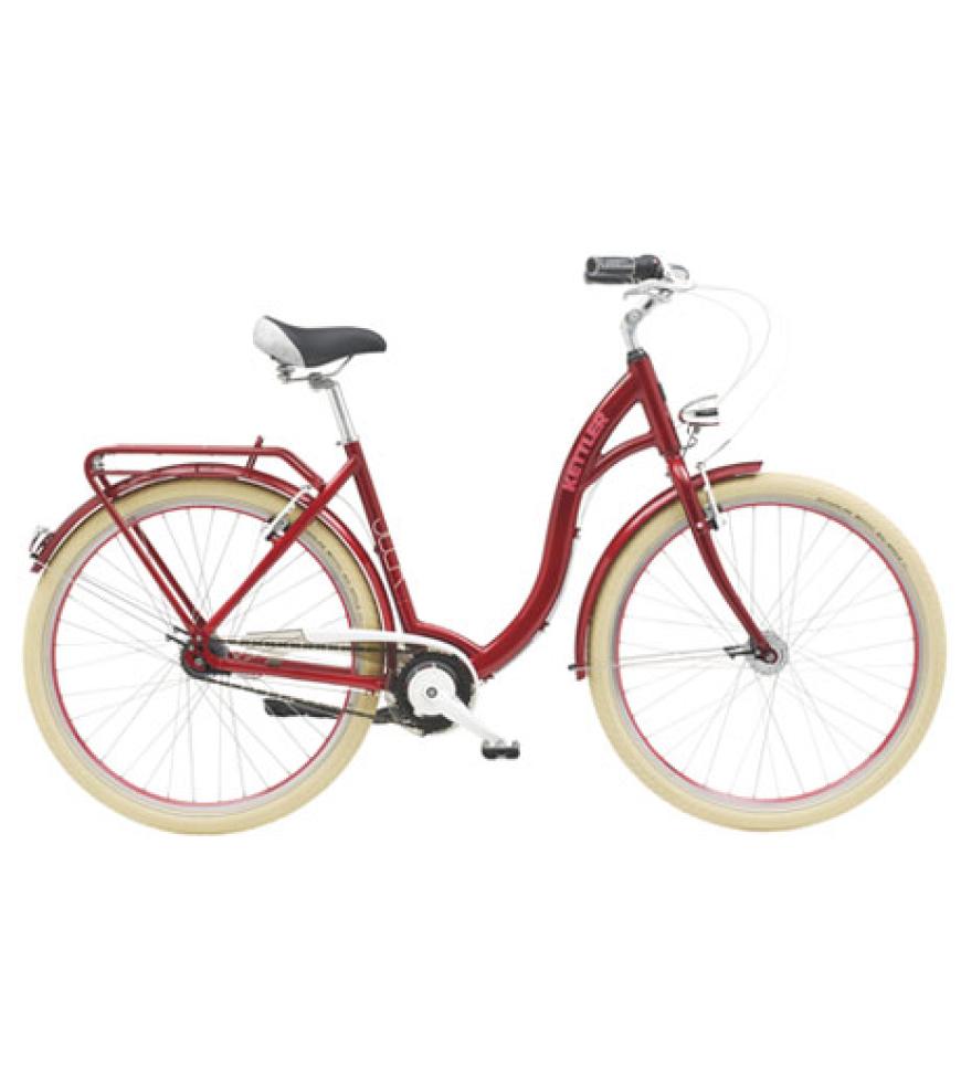 I want to ride my bicycle! Auf diesem Exemplar von Kettler lässt es sich besonders gut durch die City cruisen. Ab 679 Euro