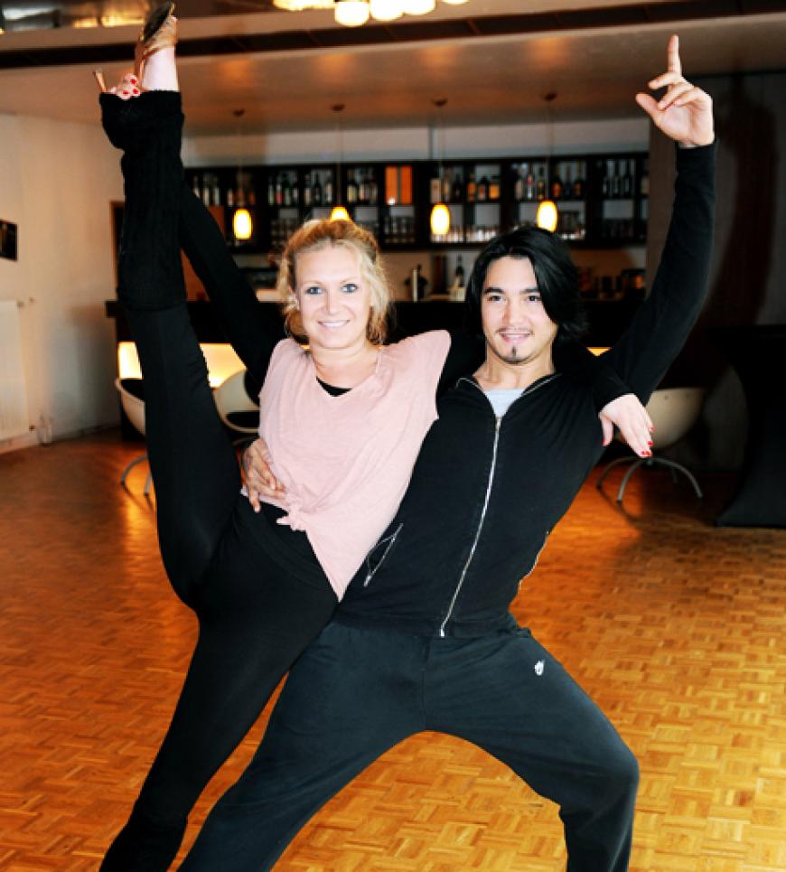 Sie und ihr Tanzpartner´ Erich Klann sind heiß auf das Finale!
