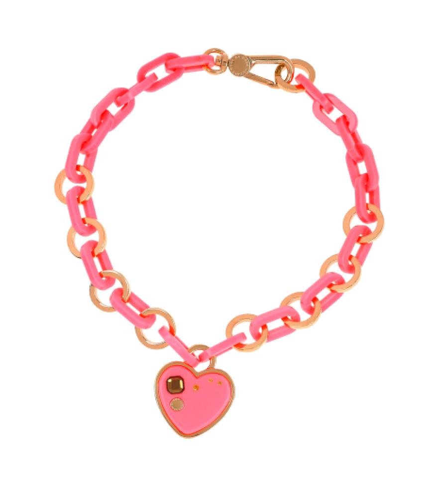 Gliederkette mit Herz-Anhänger von Marc by Marc Jacobs über net-a-porter.com, ca. 95 Euro