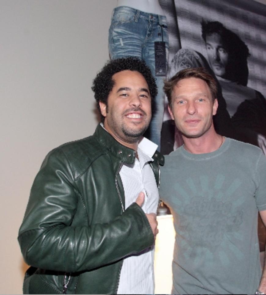 Schauspieler Thomas Kretschmann stellte auf der Fashionweek seine eigene Jeans-Kollektion