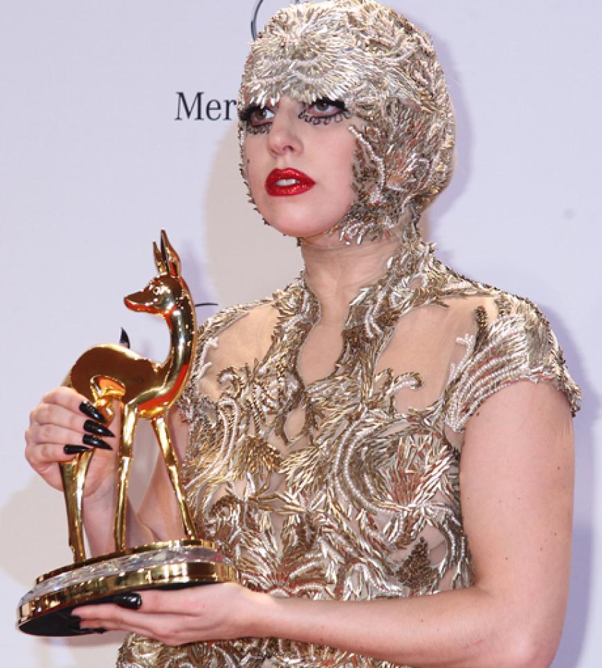 Extravagant gekleidet wie immer: Lady Gaga