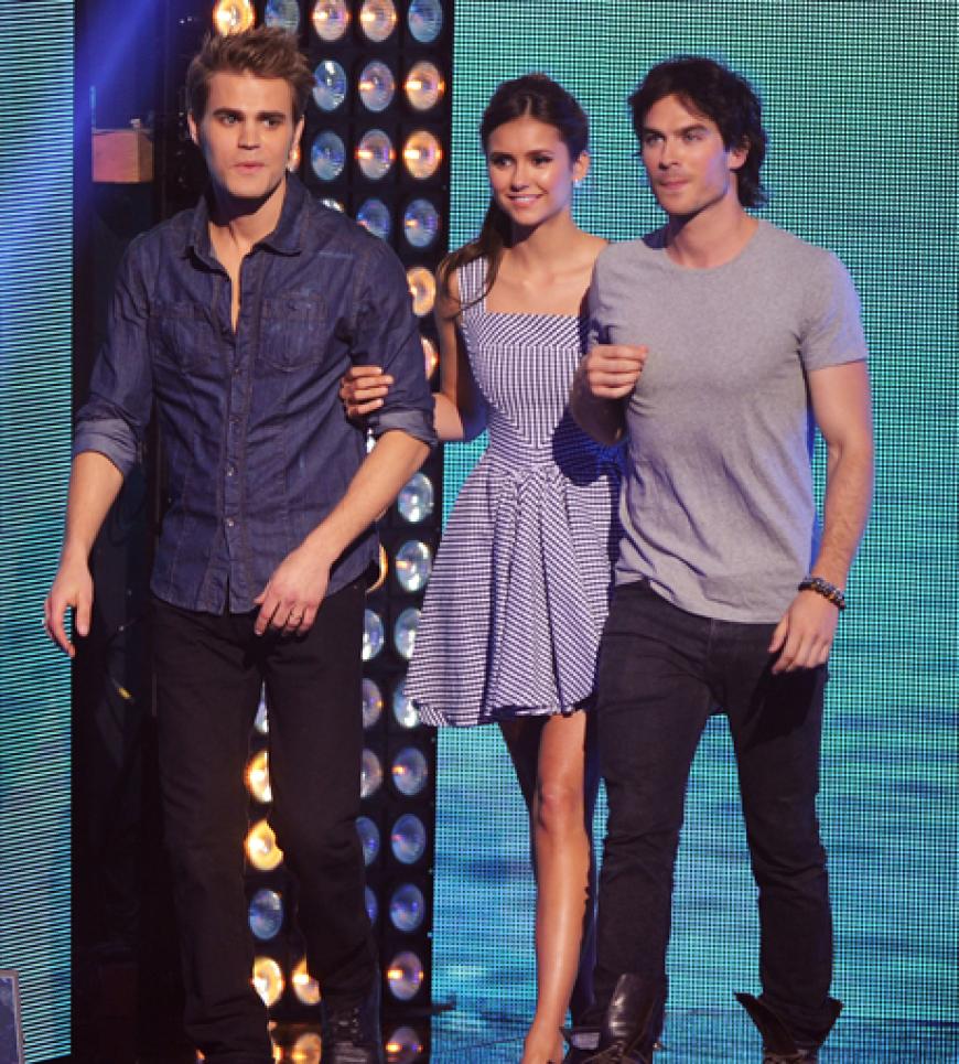 Cooles Trio: Paul Wesley, Nina Dobrev und Ian Somerhalder von