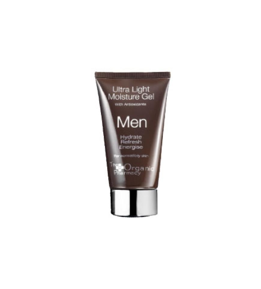Für das Gesicht: Ultra Light Moisture Gel Men von The Organic Pharmacy, 75 ml ca. 58 Euro