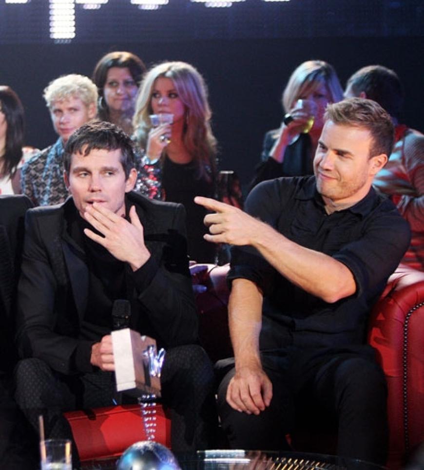 Jason Orange und Gary Barlow von Take That