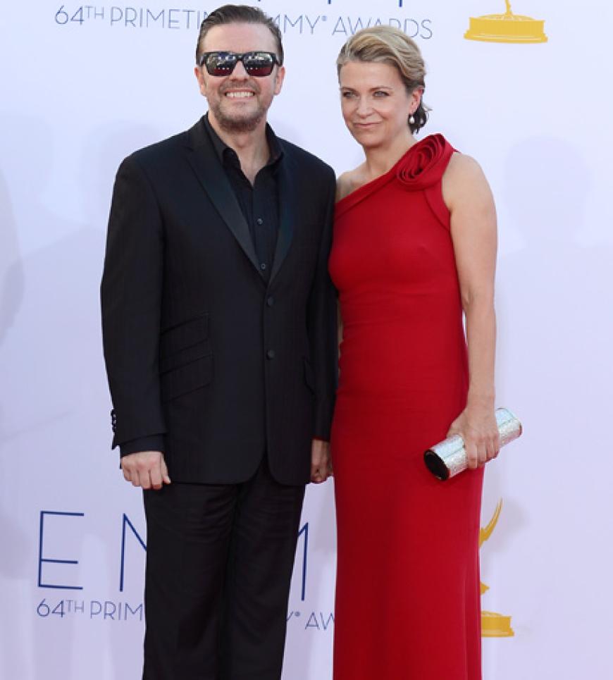 Ricky Gervais mit Jane Fallon