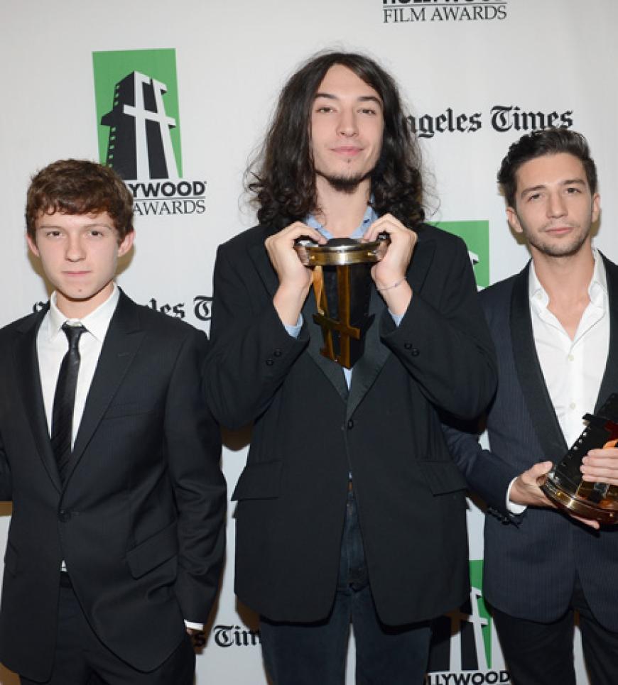 Tom Holland, Ezra Miller, John Magaro