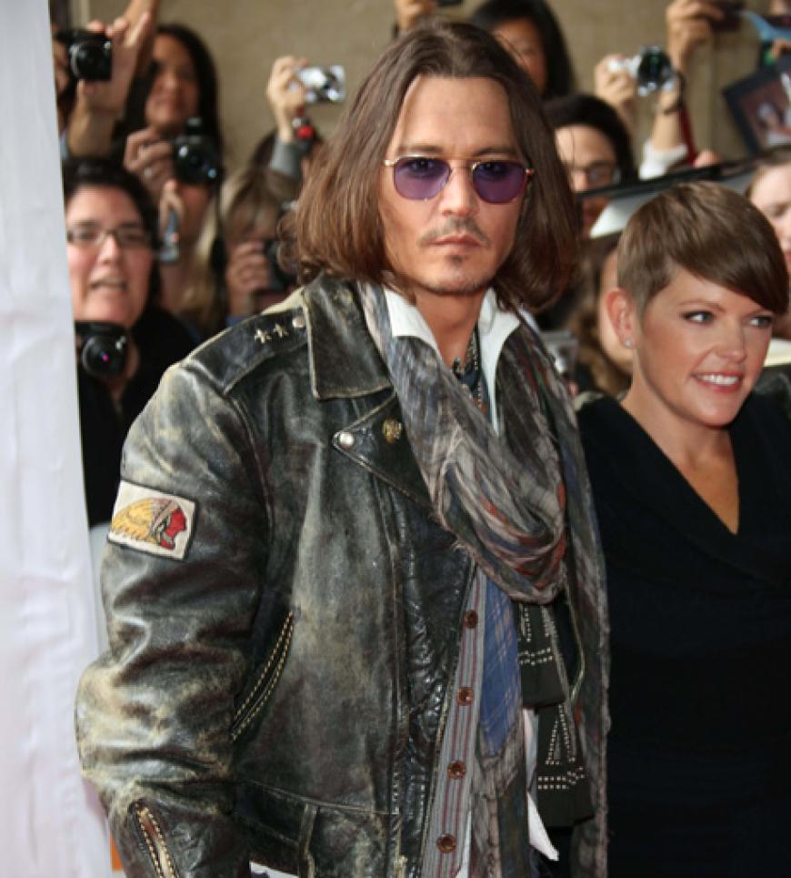 Johnny Deppbei seiner Ankunft bei der Premiere von ''West Of Memphis''