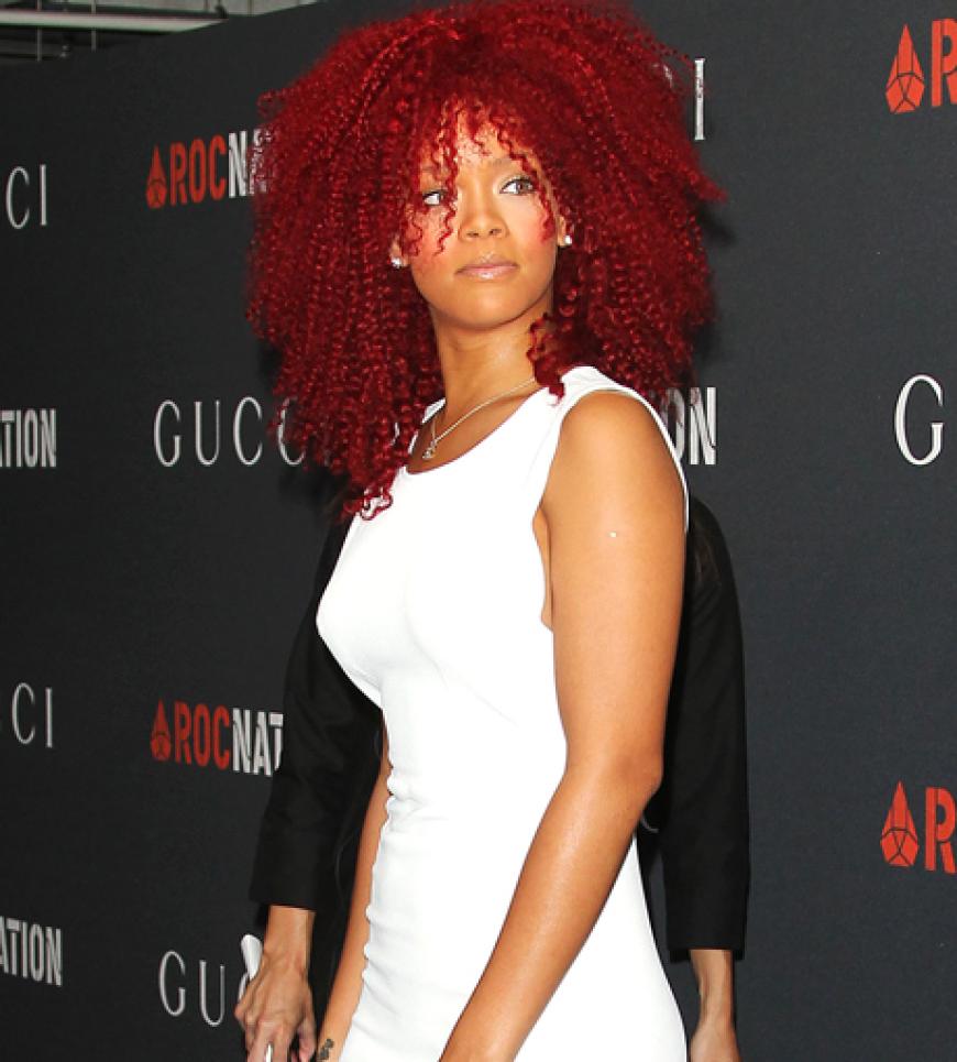 Oder mit rotem Afro-Kopf