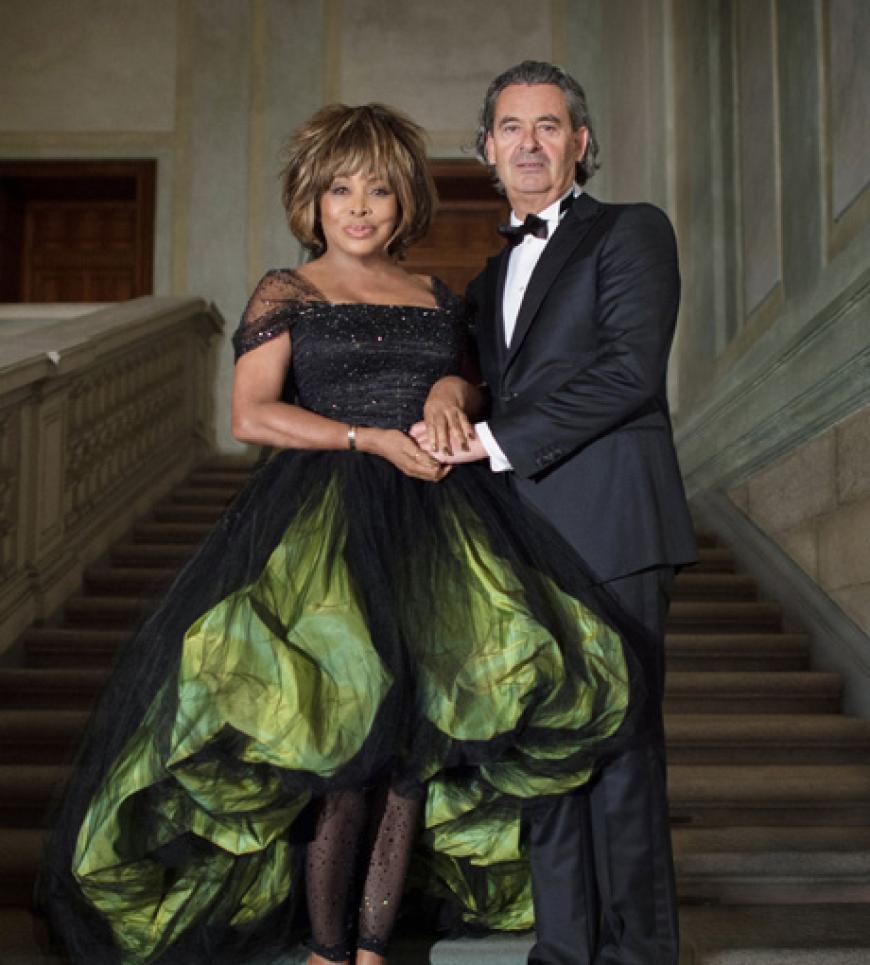 Das Hochzeitsfoto: Tina Turner und Erwin Bach heirateten in Armani