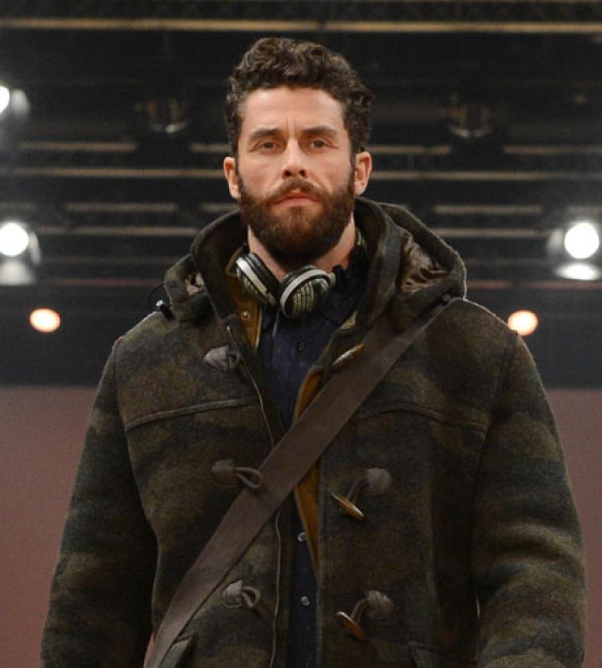Das deutsche Männer-Model Maik Eichhorn lief auf dem Laufsteg. Seine Freundin, Simone Ballack, war allerdings nicht im Publikum